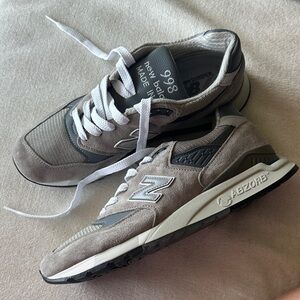 New Balance 998 Men’s Gray Suede Sneakers size 9 1/2